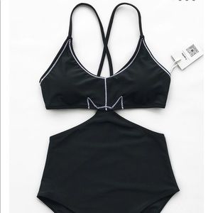 Cupshe Black One Piece
